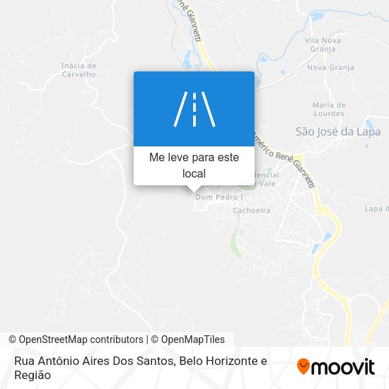 Rua Antônio Aires Dos Santos mapa