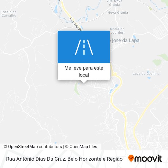 Rua Antônio Dias Da Cruz mapa