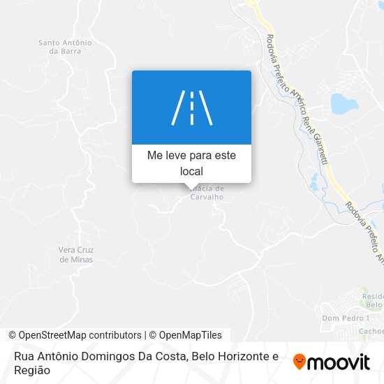 Rua Antônio Domingos Da Costa mapa
