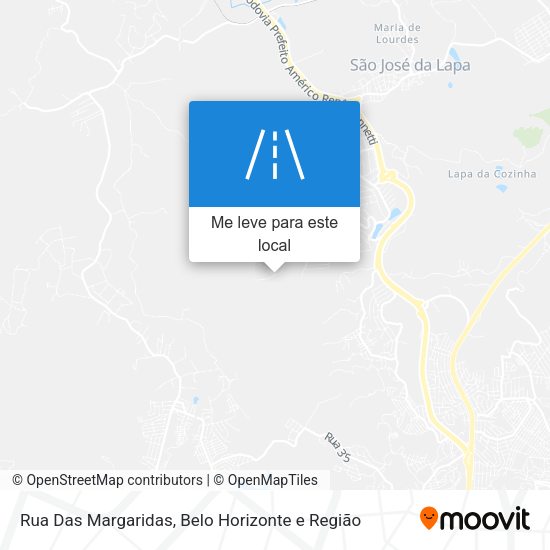 Rua Das Margaridas mapa