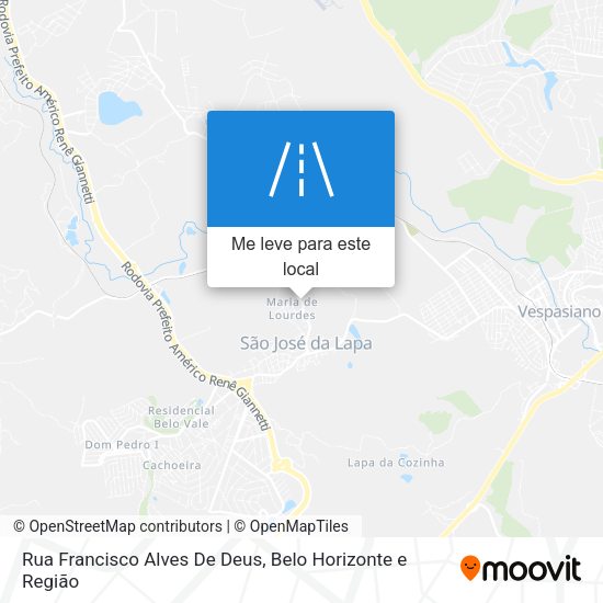 Rua Francisco Alves De Deus mapa