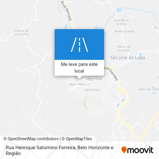 Rua Henrique Saturnino Ferreira mapa