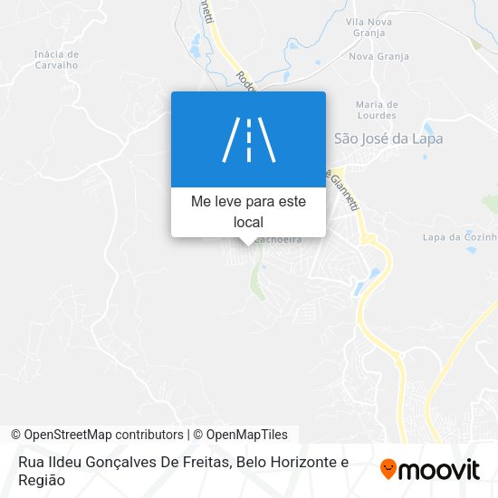 Rua Ildeu Gonçalves De Freitas mapa