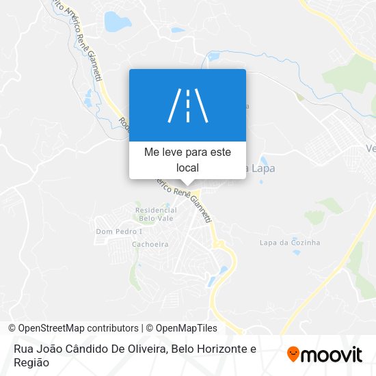 Rua João Cândido De Oliveira mapa