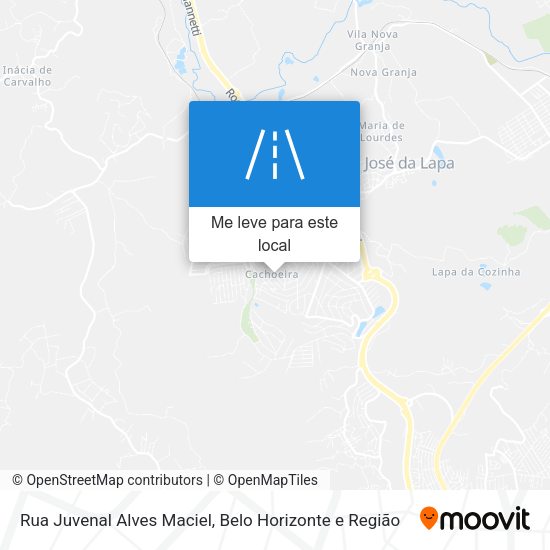 Rua Juvenal Alves Maciel mapa