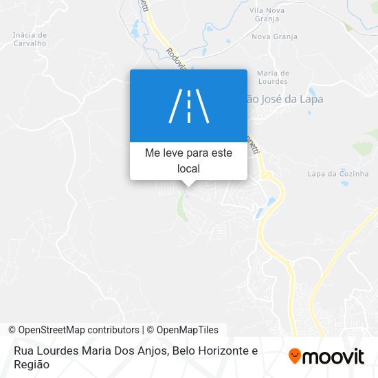 Rua Lourdes Maria Dos Anjos mapa