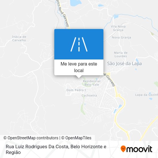 Rua Luiz Rodrigues Da Costa mapa