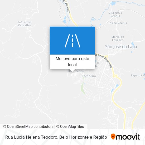 Rua Lúcia Helena Teodoro mapa