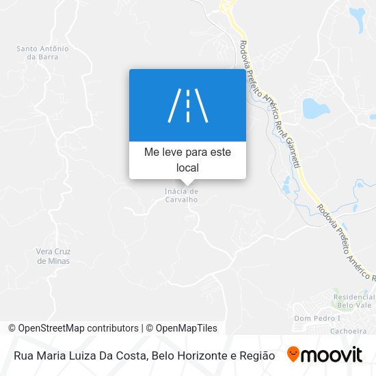 Rua Maria Luiza Da Costa mapa