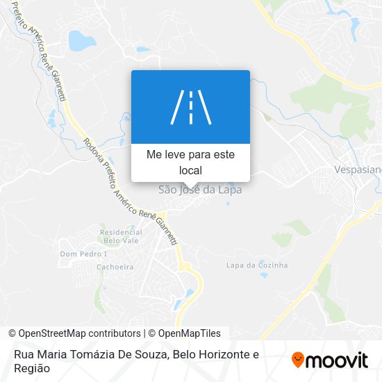 Rua Maria Tomázia De Souza mapa