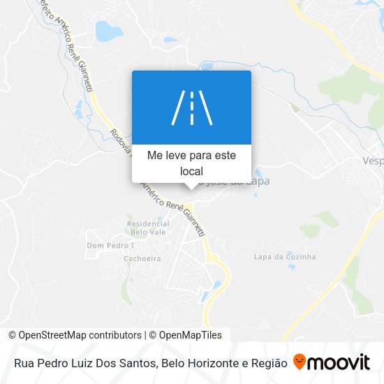 Rua Pedro Luiz Dos Santos mapa