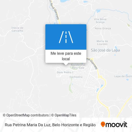 Rua Petrina Maria Da Luz mapa
