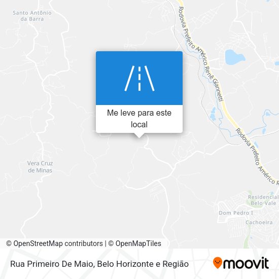 Rua Primeiro De Maio mapa