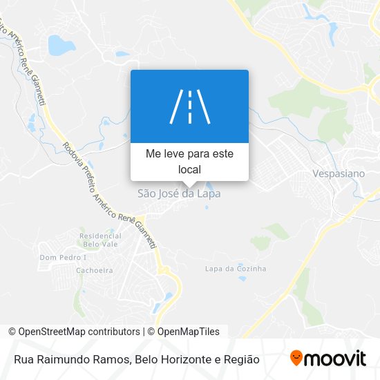 Rua Raimundo Ramos mapa