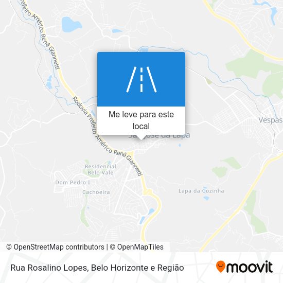 Rua Rosalino Lopes mapa