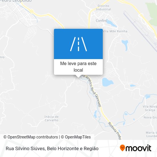 Rua Silvino Siúves mapa