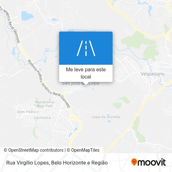 Rua Virgílio Lopes mapa