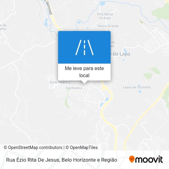 Rua Ézio Rita De Jesus mapa