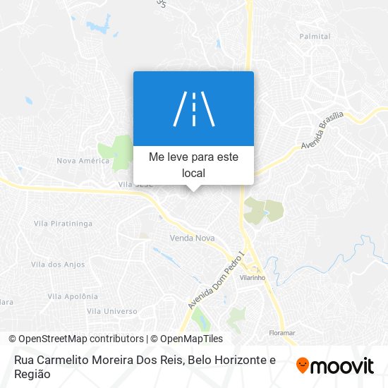 Rua Carmelito Moreira Dos Reis mapa