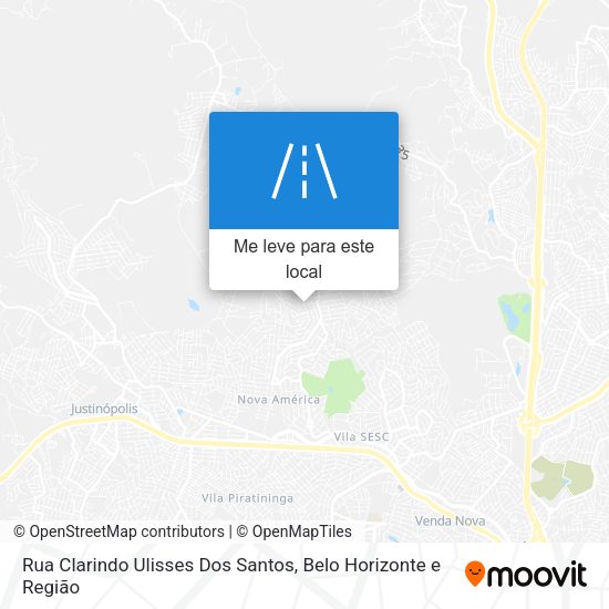 Rua Clarindo Ulisses Dos Santos mapa