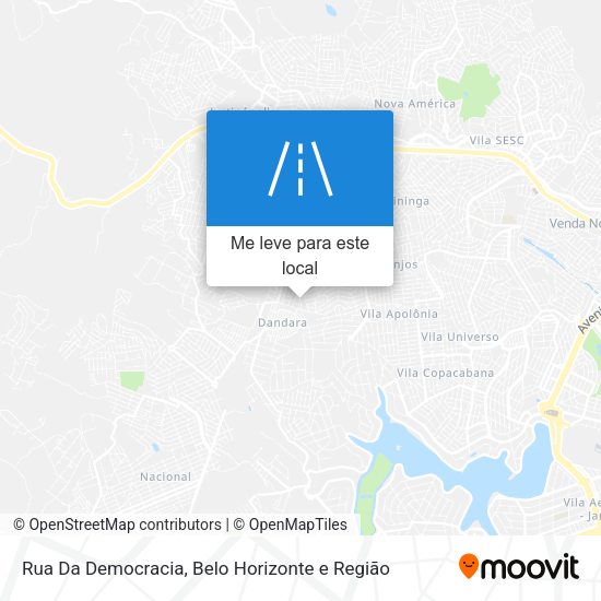 Rua Da Democracia mapa