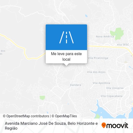 Avenida Marciano José De Souza mapa
