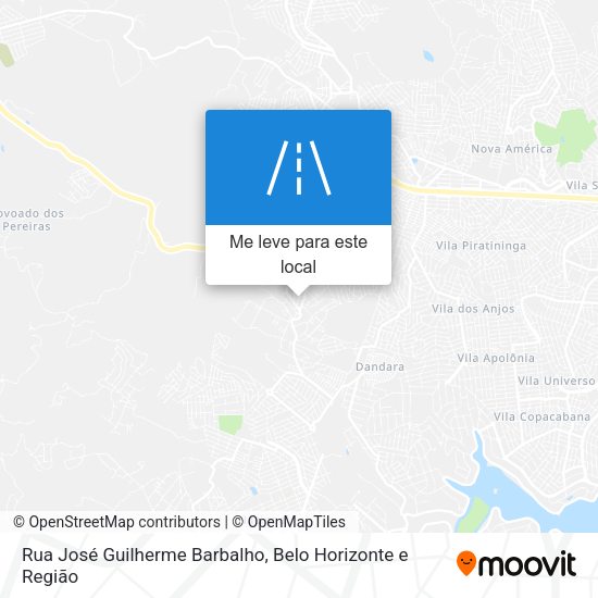 Rua José Guilherme Barbalho mapa