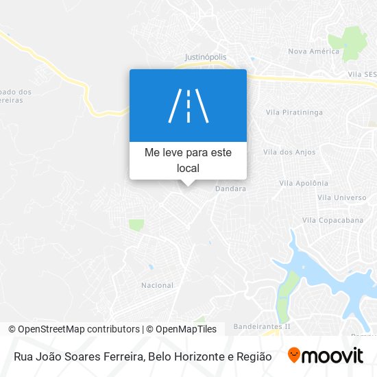 Rua João Soares Ferreira mapa