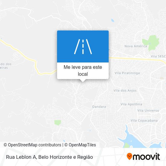 Rua Leblon A mapa