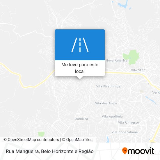 Rua Mangueira mapa