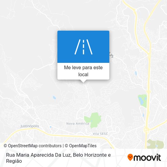 Rua Maria Aparecida Da Luz mapa