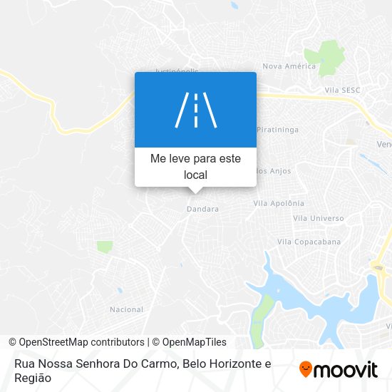 Rua Nossa Senhora Do Carmo mapa