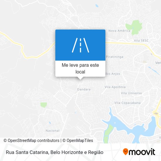 Rua Santa Catarina mapa