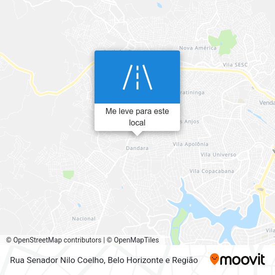 Rua Senador Nilo Coelho mapa