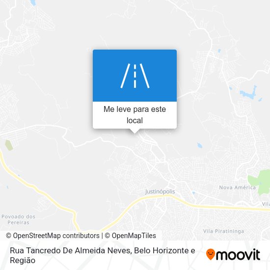 Rua Tancredo De Almeida Neves mapa