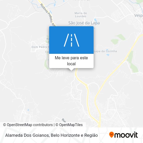 Alameda Dos Goianos mapa