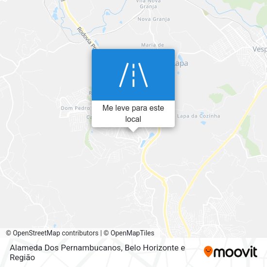 Alameda Dos Pernambucanos mapa