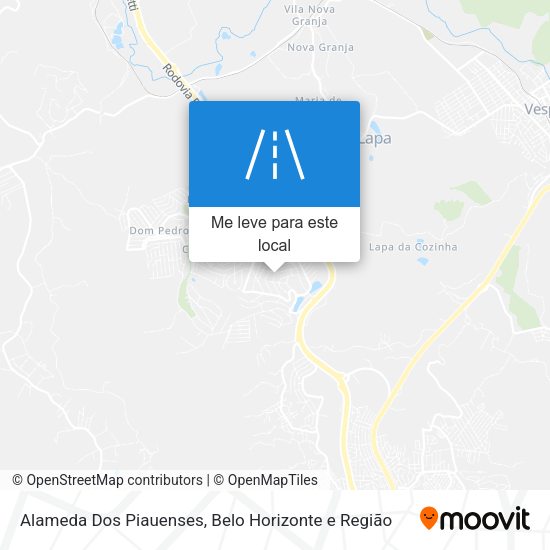 Alameda Dos Piauenses mapa