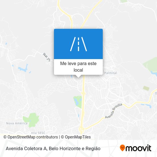 Avenida Coletora A mapa