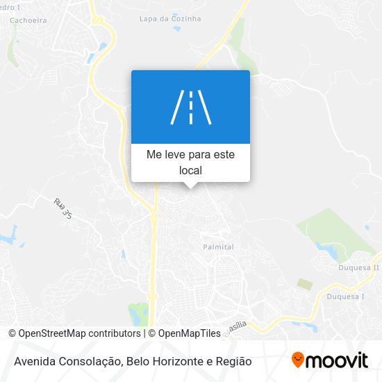 Avenida Consolação mapa
