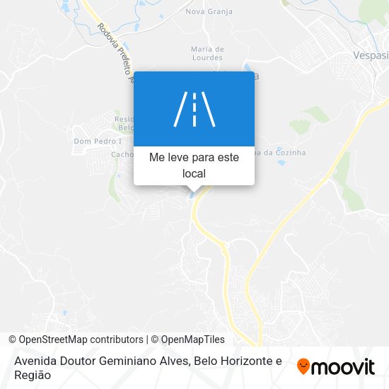 Avenida Doutor Geminiano Alves mapa