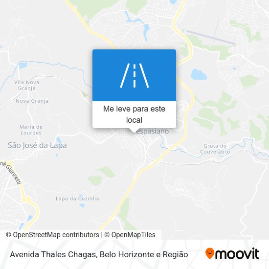 Avenida Thales Chagas mapa