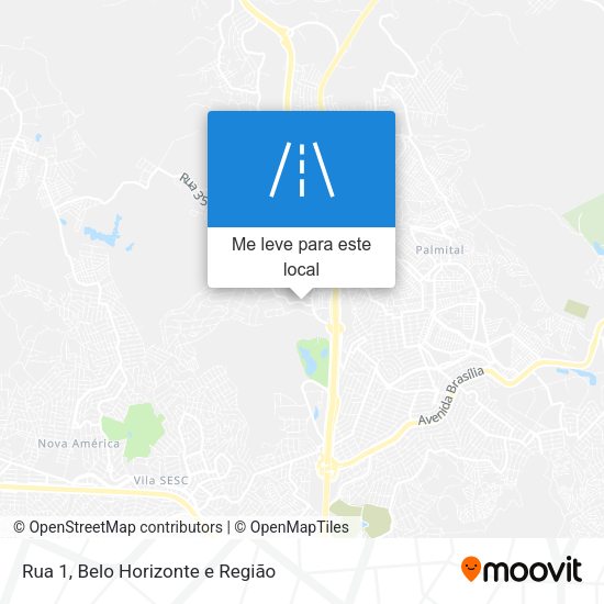 Rua 1 mapa