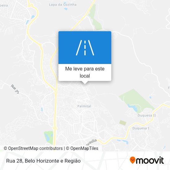 Rua 28 mapa