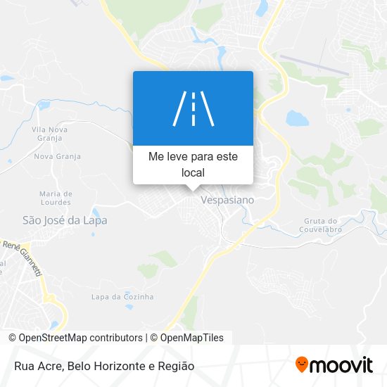 Rua Acre mapa