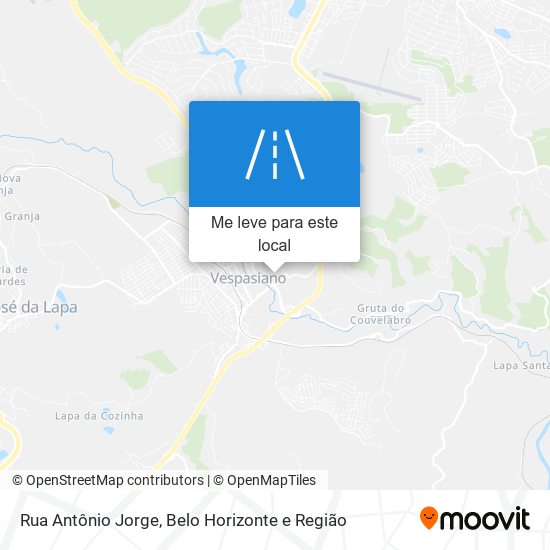 Rua Antônio Jorge mapa