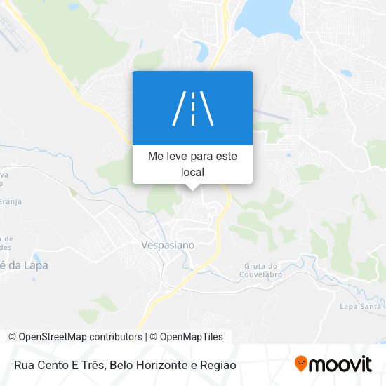 Rua Cento E Três mapa
