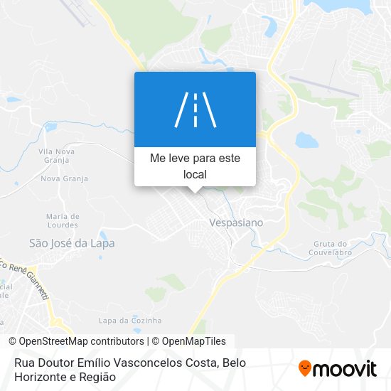 Rua Doutor Emílio Vasconcelos Costa mapa