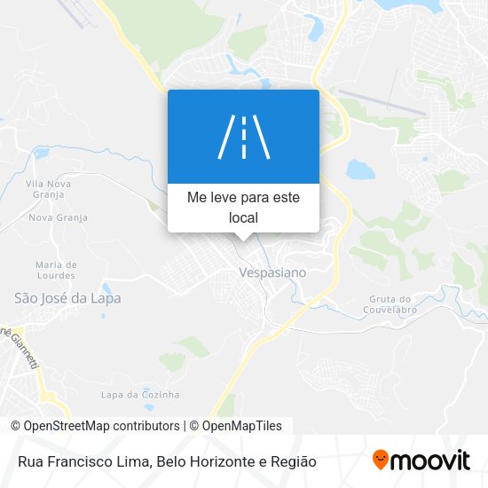 Rua Francisco Lima mapa
