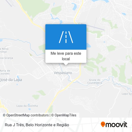 Rua J Três mapa